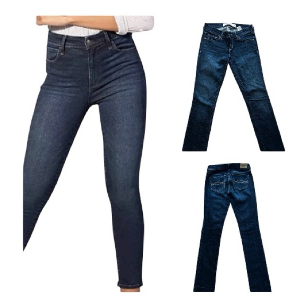 Abercrombie & Fitch Erin  Low Rise Jean Legging Dark Wash Size 24/33